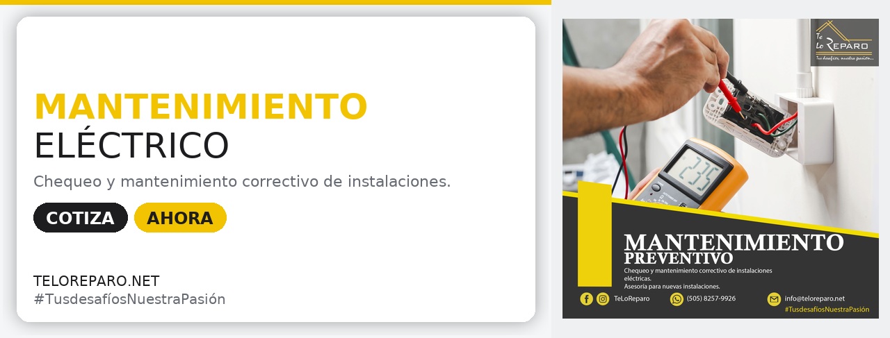 Mantenimiento eléctrico preventivo